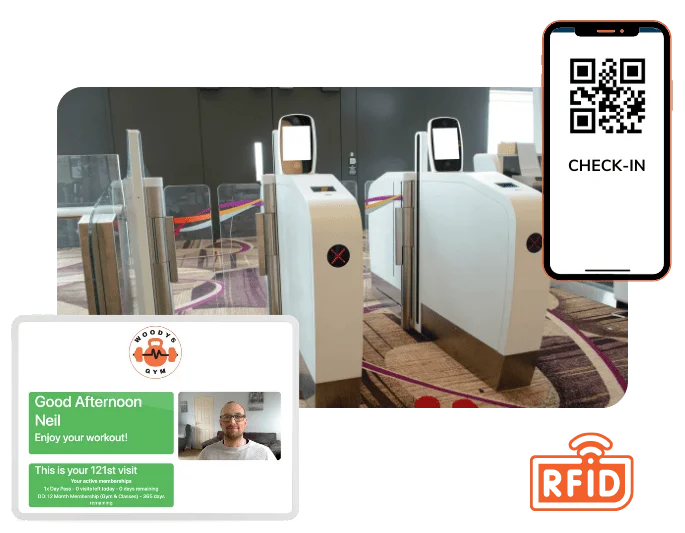 ClubRight gym access control and door entry